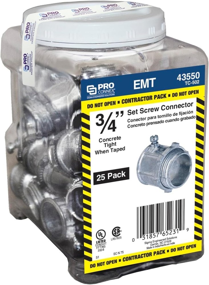 Sigma TC-502 Set Screw Connector 3/4