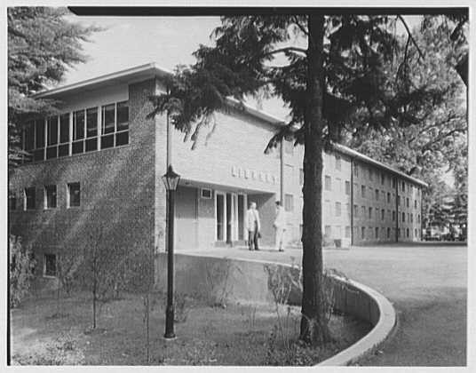 Fairleigh Dickinson University, Rutherford, New Jersey. Library, east and south