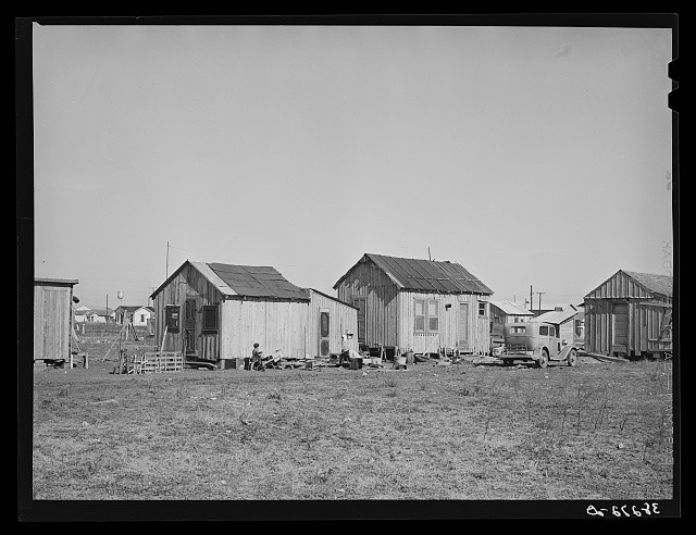 Corpus Christi Texas 1940 Mexican housing naval air base construction