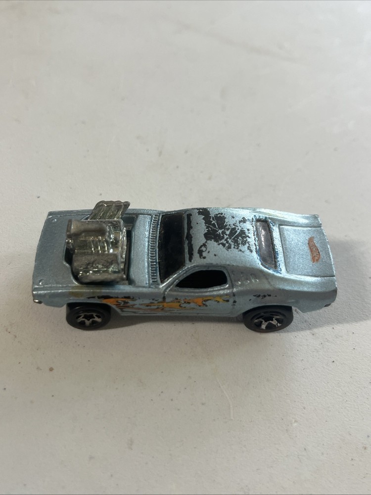 Hot Wheels Rodger Dodger Light Blue Vintage Loose 1970 Malaysia