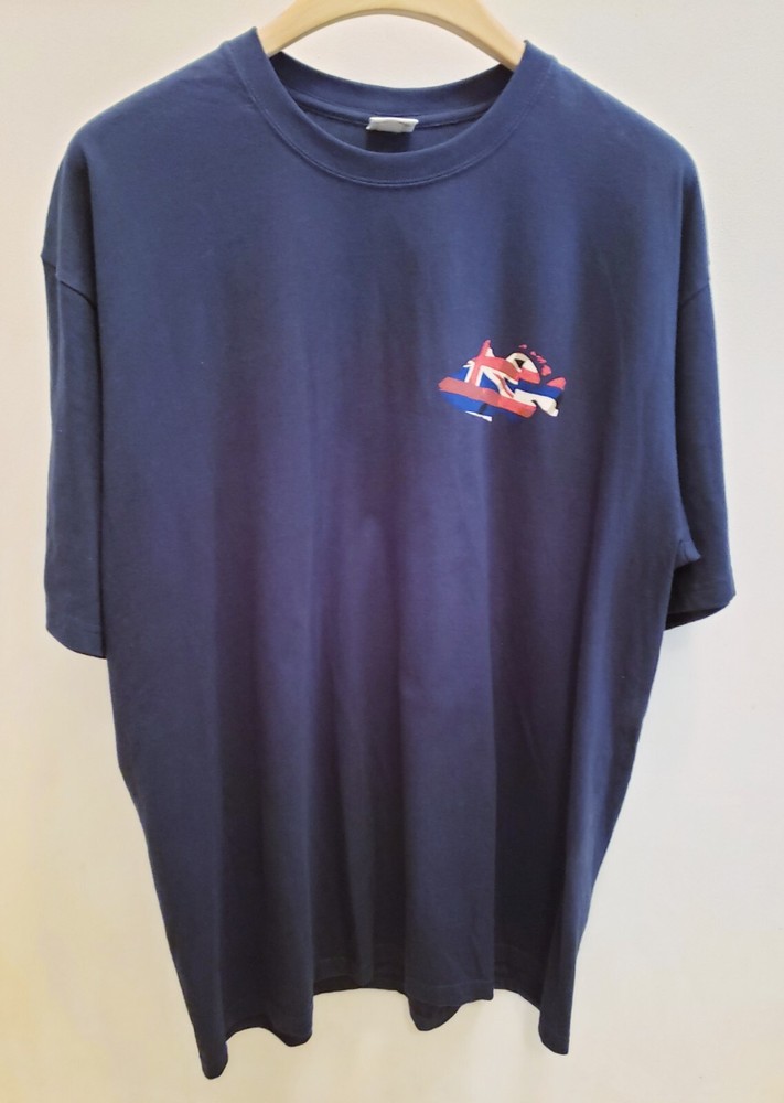Crazy Shirt 808 State Hawaii Blue Men's XL T-Shirt
