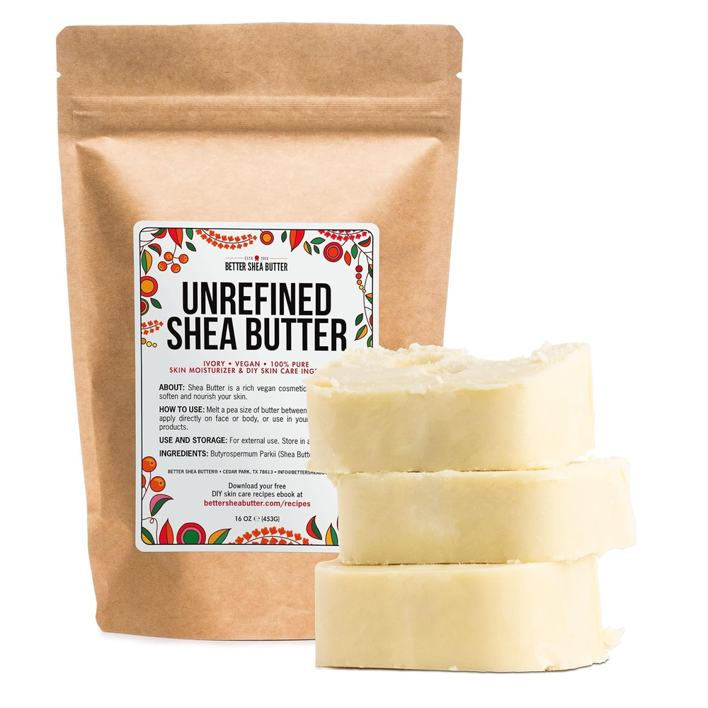 100% Pure Unrefined African Raw Shea Butter for Hair and Body Care