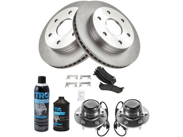 Front Brake Pad and Rotor and Wheel Hub Kit fits Suburban 1500 2000-2006 85DVPB