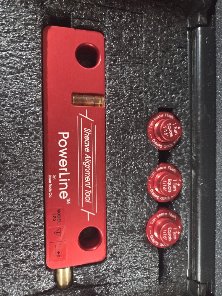 Johnson Level & Tool 40-6200 Magnetic Sheave Alignment Laser, Red, 1 Laser