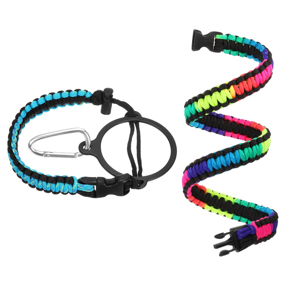 Paracord Handle, Water Bottle Handle Strap, Mint Blue