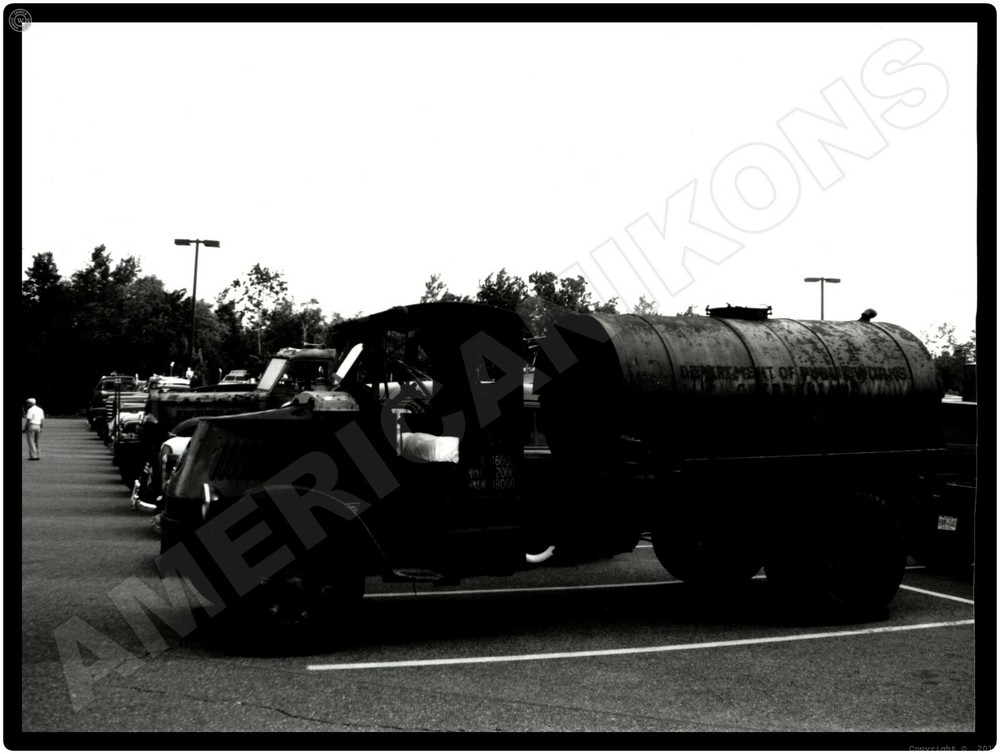 Vtg Mack Trucks AC New Metal Sign: 1928 Model A Dept. of Public Works Tanker