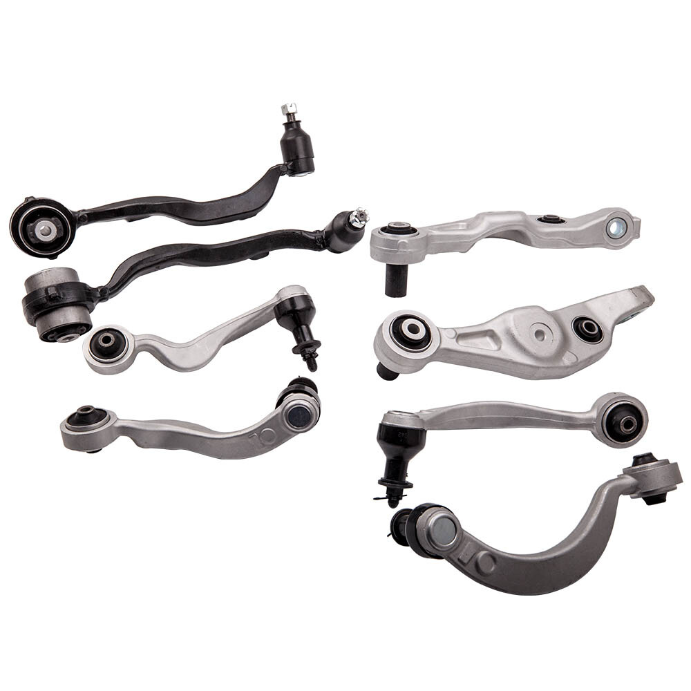 8PCS Lexus LS460 2009-2017 RWD Upper Lower Control Arm Kit with Bushings