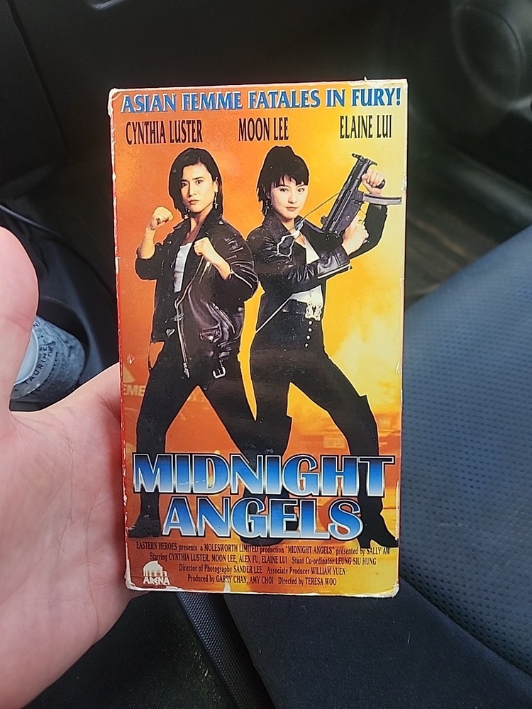 Midnight Angels VHS 1996 Cynthia Luster Moon Lee English Dubbed King Fu Action