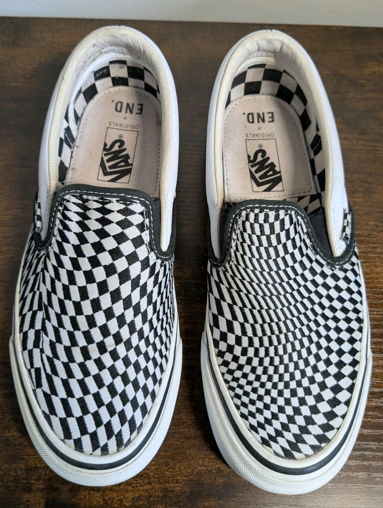 Vans x END. Slip-On LX 'Vertigo' Shoes Size 5 Men, Women 6.5
