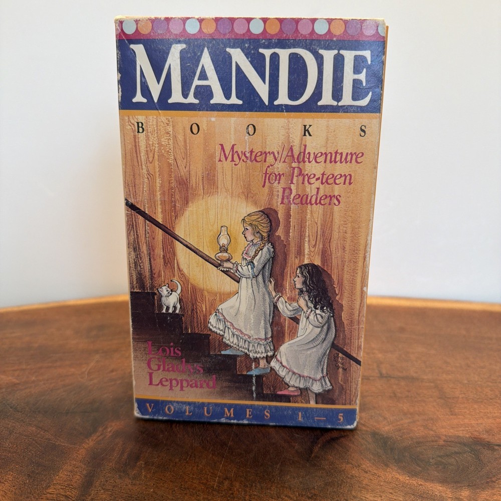 MANDIE Series Books Box Set Vtg 1983-1985 by Lois Gladys Leppard Volumes 1-5