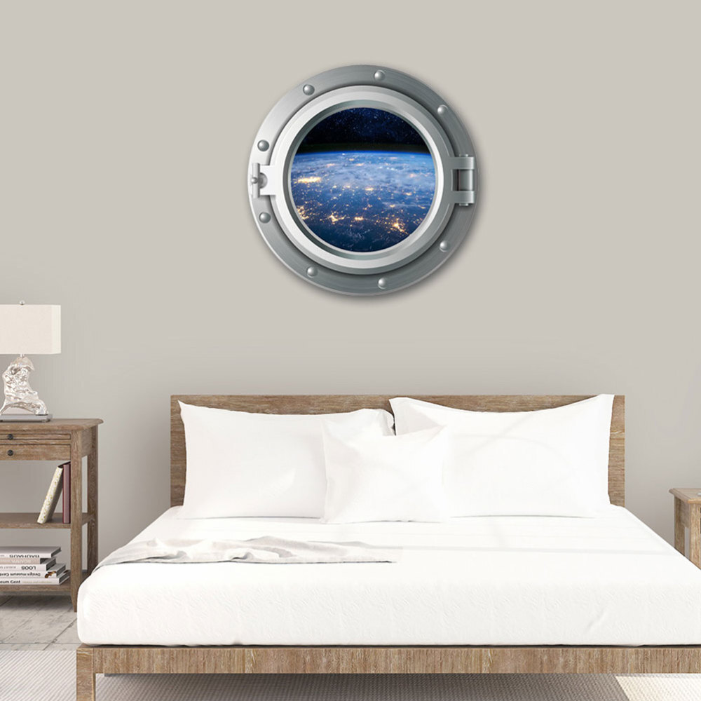 Universe Wall Stickers Hanging Decor from Ceiling Door Seaside