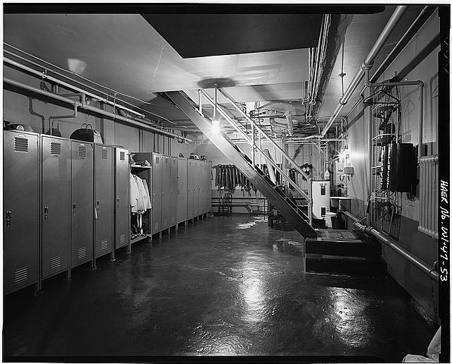 53. INTERIOR VIEW CENTRAL CONTROL STATION, BASEMENT, LOOKING NORTH - Upper