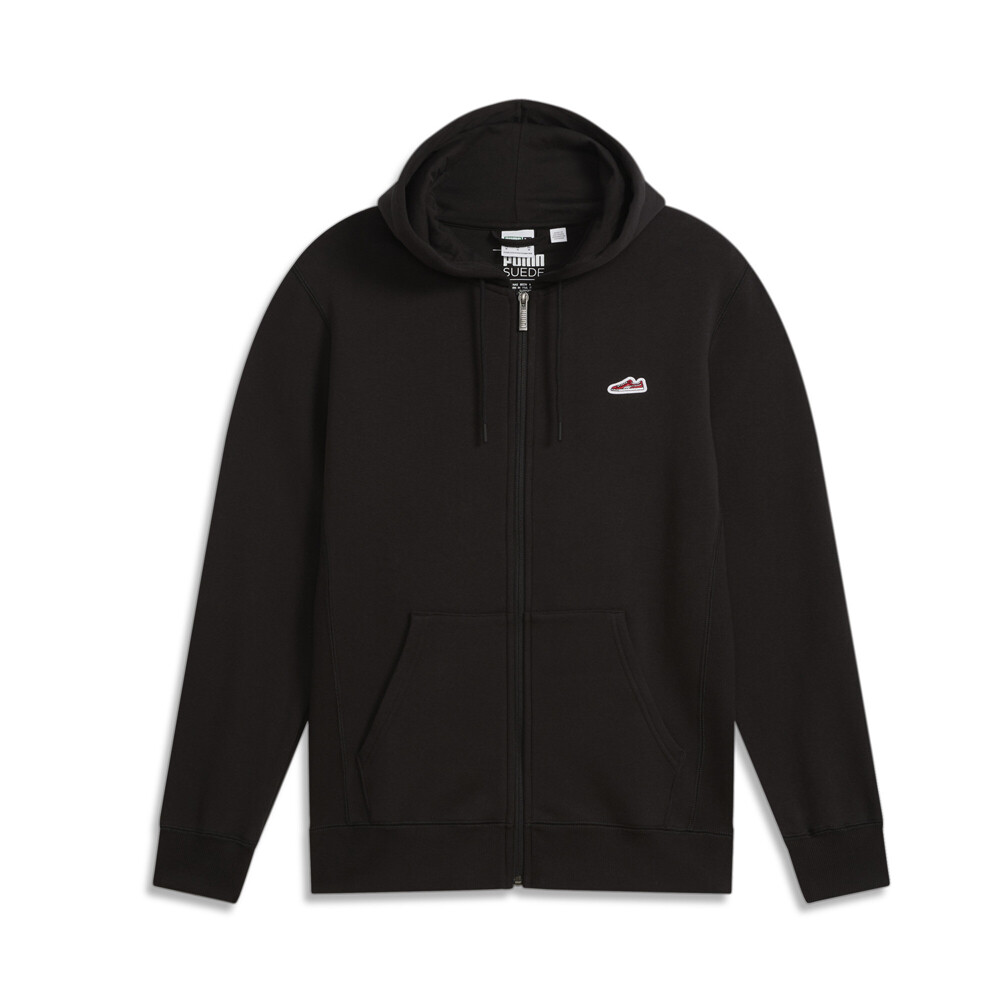 Puma Suede Logo Full Zip Hoodie Mens Size L  Casual Outerwear 62598401