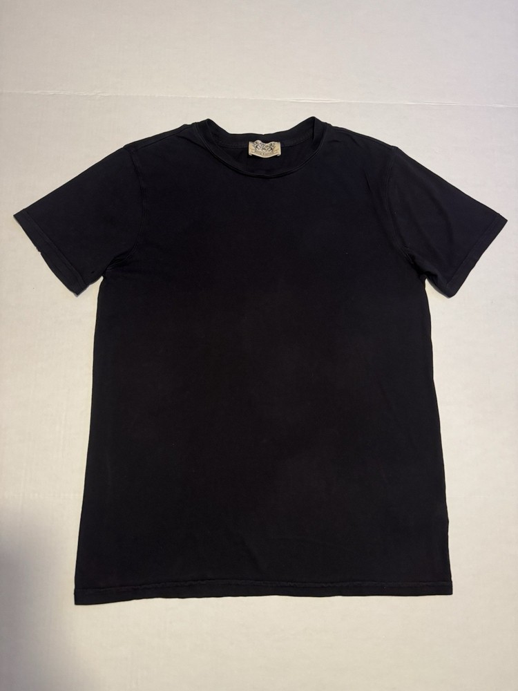 Y2K Juicy Couture Black Tee Made USA Minimalist 2000s M