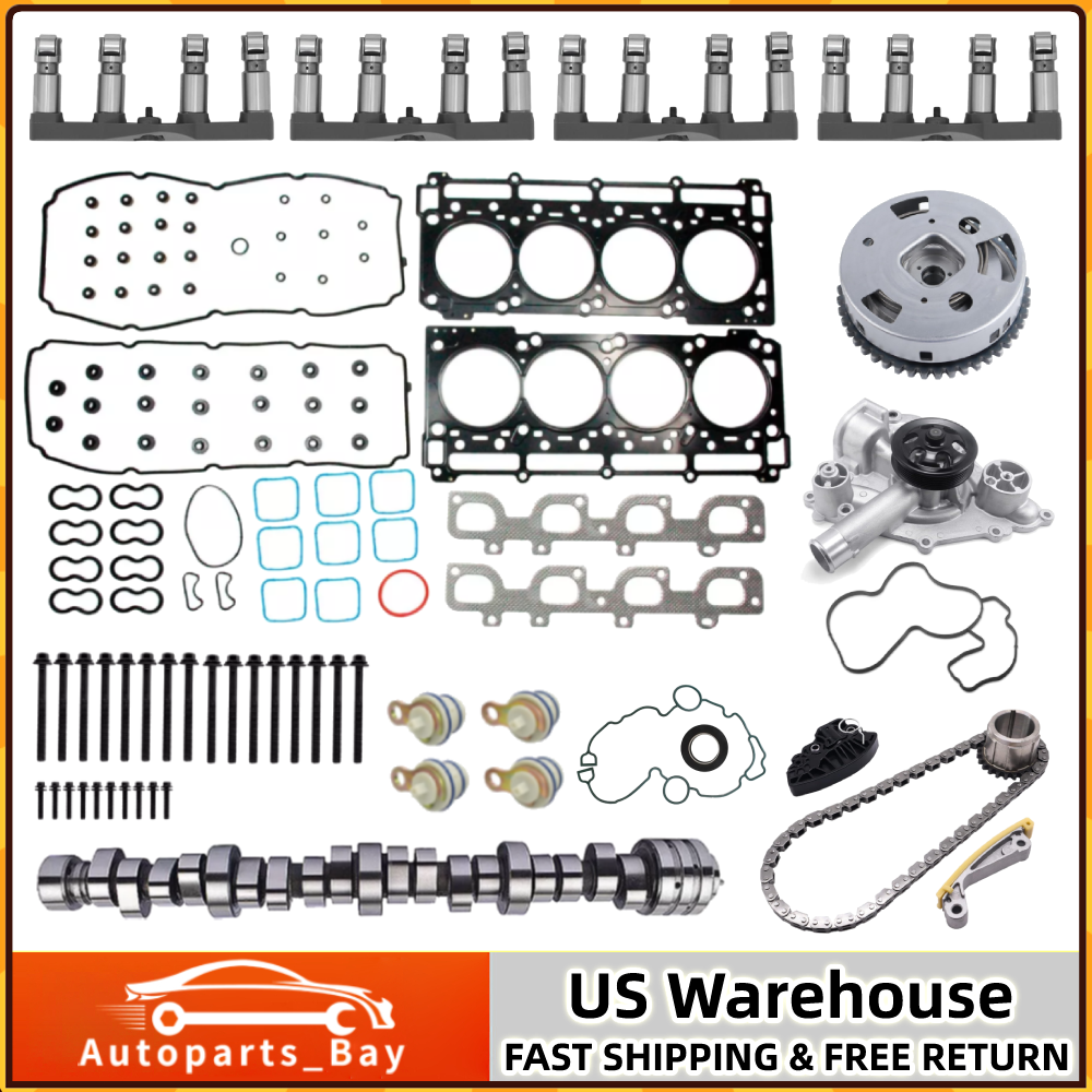 High-Performance NON MDS Lifters Camshaft Gasket Kit for Dodge Ram Chrysler Jeep 6.4L HEMI
