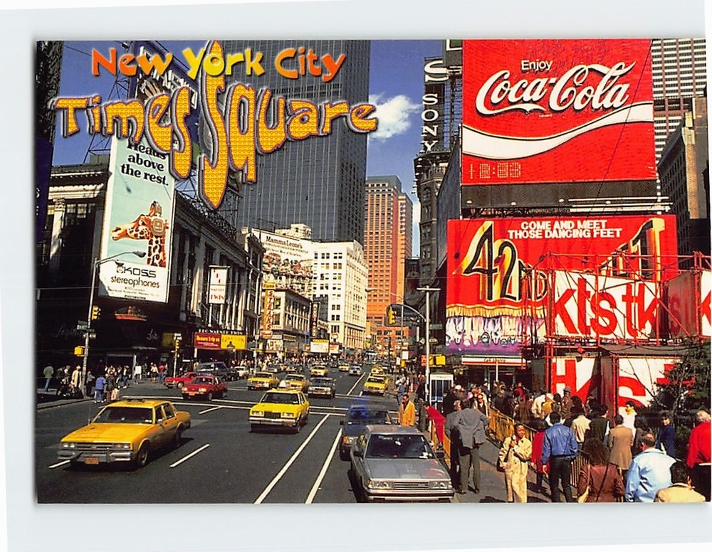 Postcard Times Square New York City New York USA