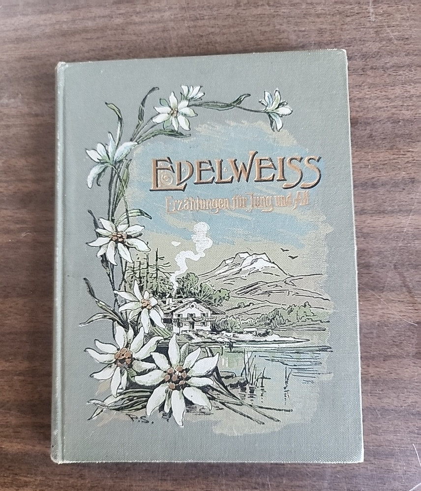 Antique Edelweiss Vol 13 German Decorative Hardcover Carl Hirsch c1900s