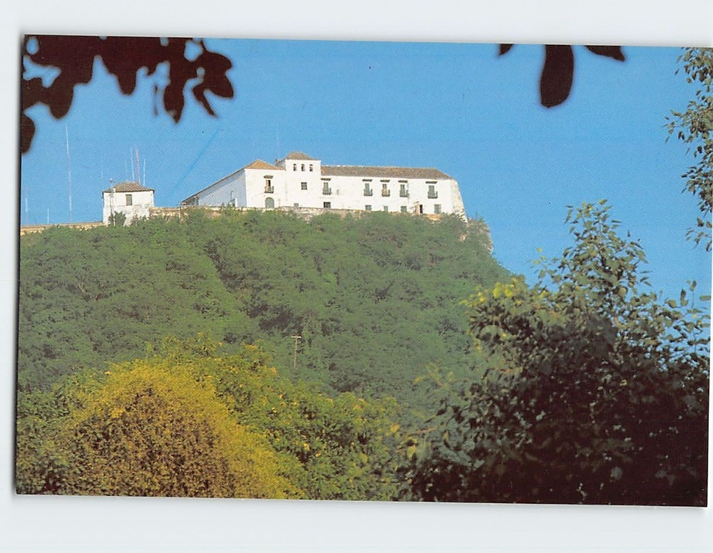 Postcard Popa hill and the Monastery of La Candelaria Cartagena Colombia