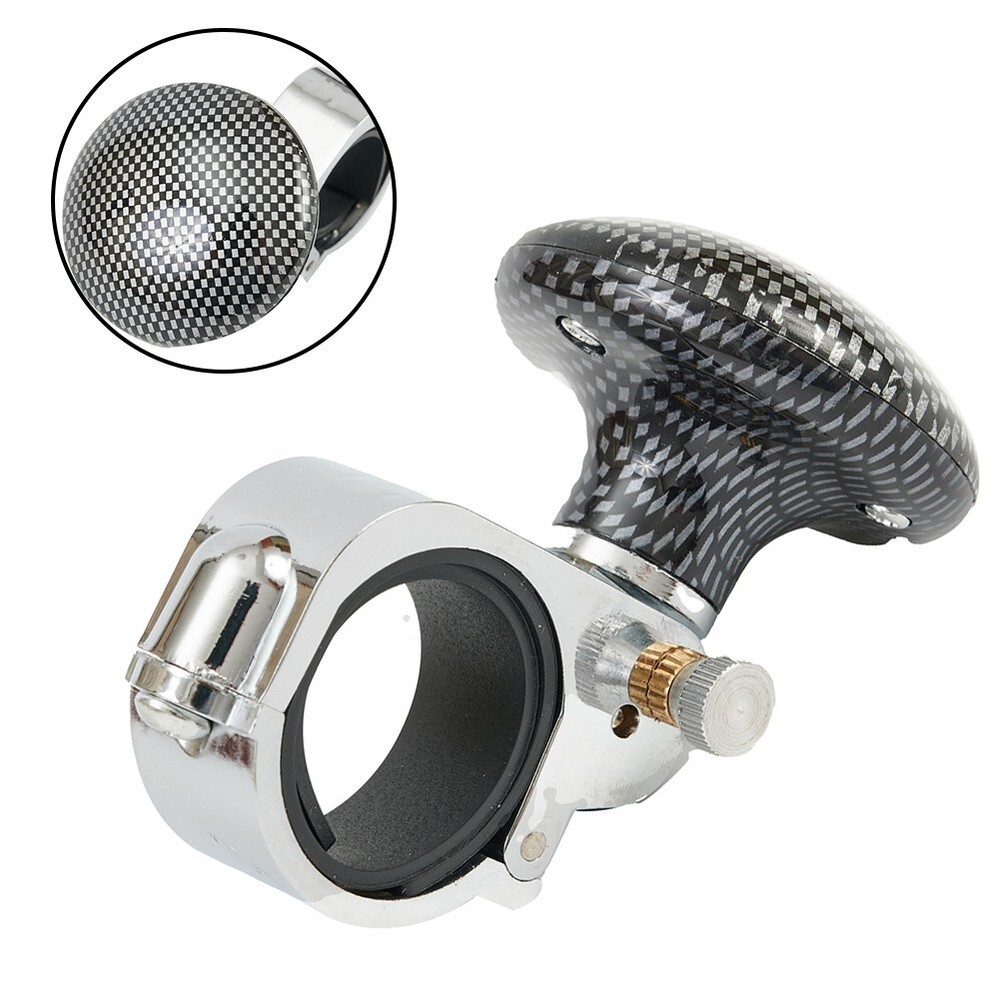 Car/Auto Steering Wheel Spinner Knob Auxiliary Booster Aid Handle Knob Black