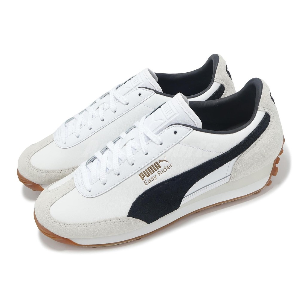 Puma Easy Rider Mix White Black Beige Men Unisex Casual Shoes 399025-01