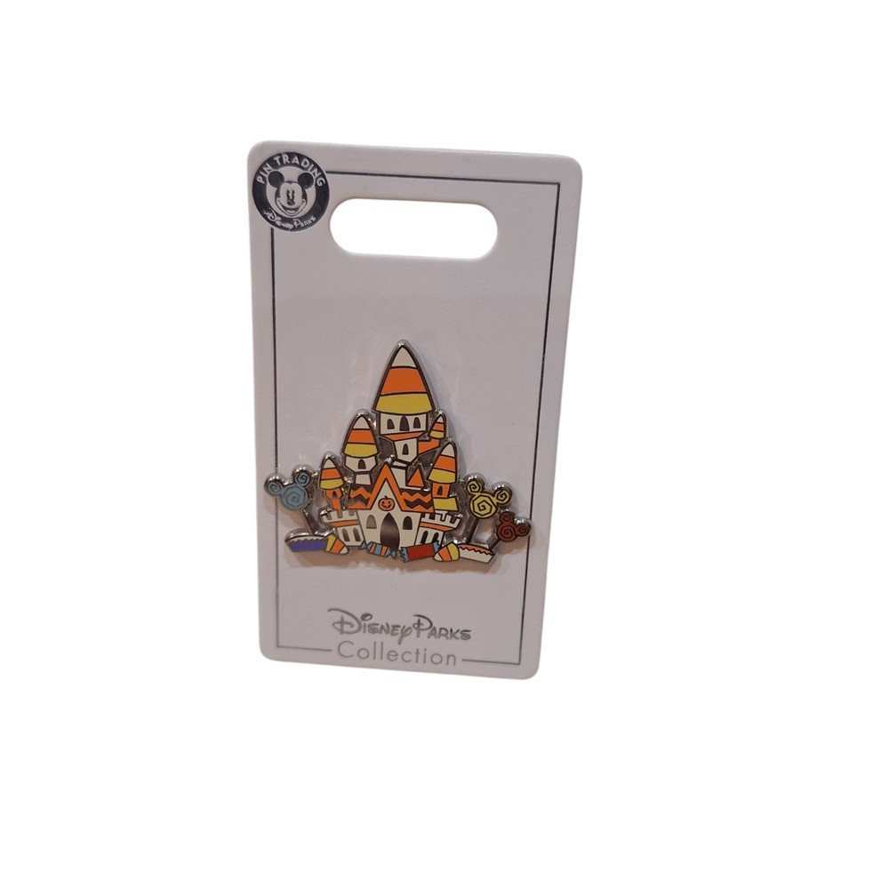 Disney Parks 2020 Halloween Candy Corn Castle Collectible Trading Pin