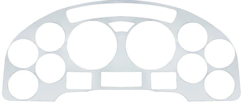 International Prostar-Lonestar Main Gauge Cluster Trim STAINLESS STEEL