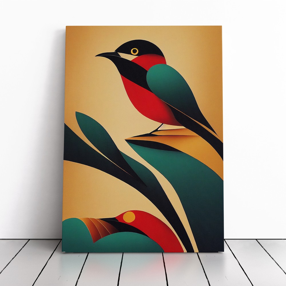 Precious Bird Abstract Canvas Wall Art Print Framed Picture Home Office Decor