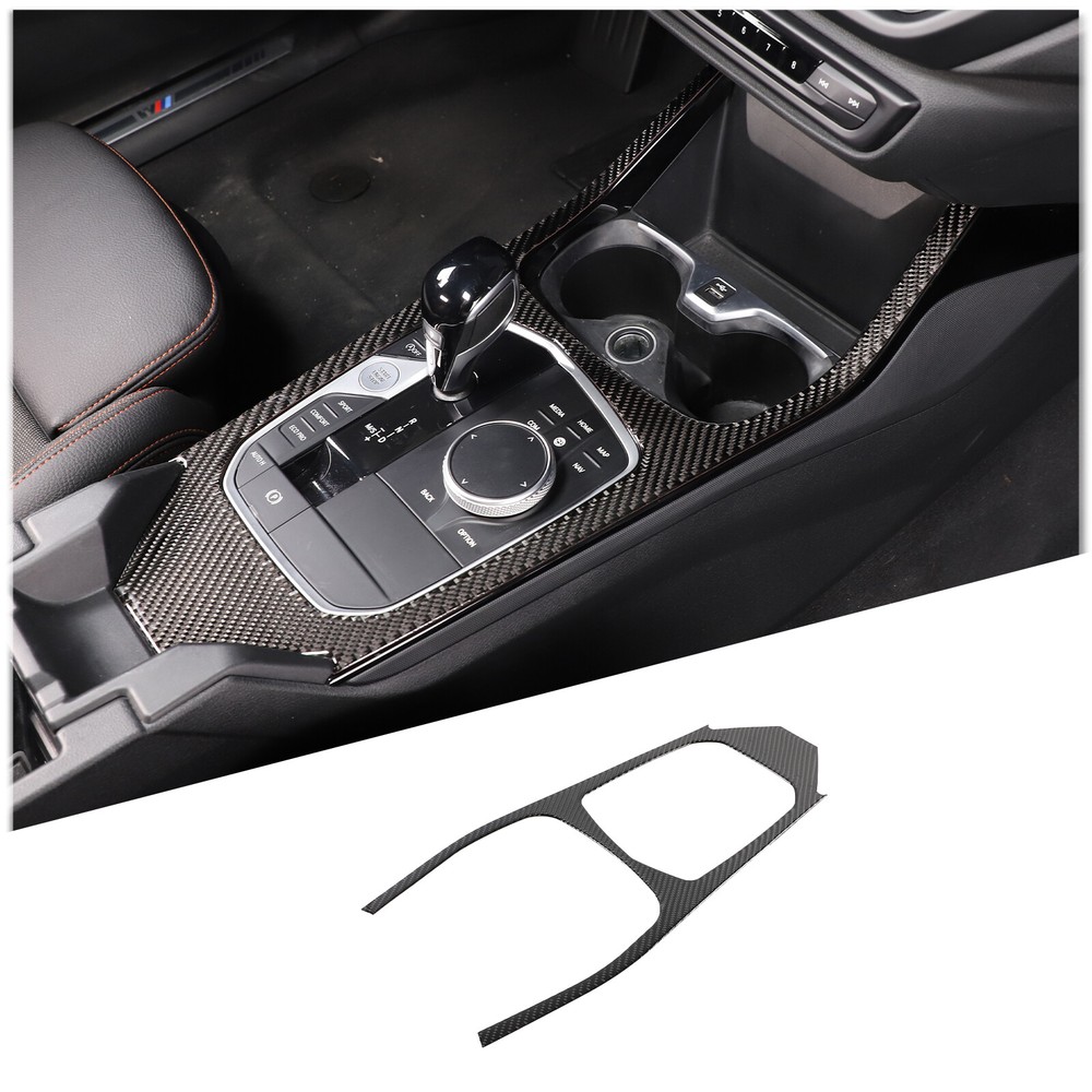 Soft Carbon Fiber Center Console Gear Cover For BMW 2 Series Gran Coupe F44 20+