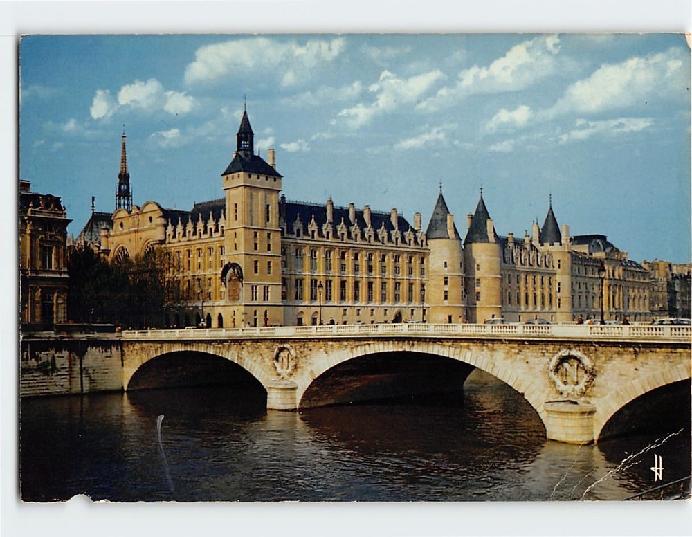 Postcard La Seine Au Pont au Change Paris France