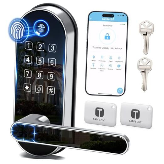 Fingerprint Smart Lock – Keyless Entry Keypad & Digital Code Door Lock