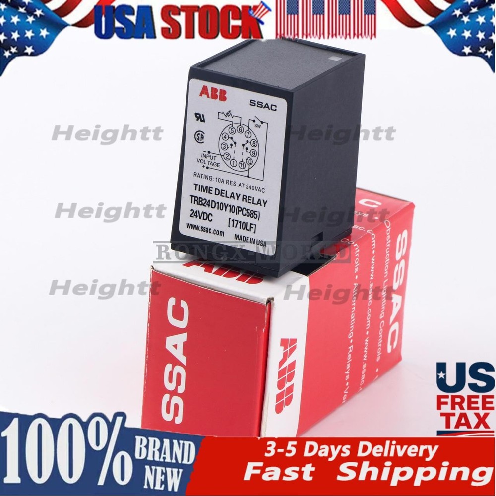1PC TRB24D10Y10 ABB type time relay New US Free TAX