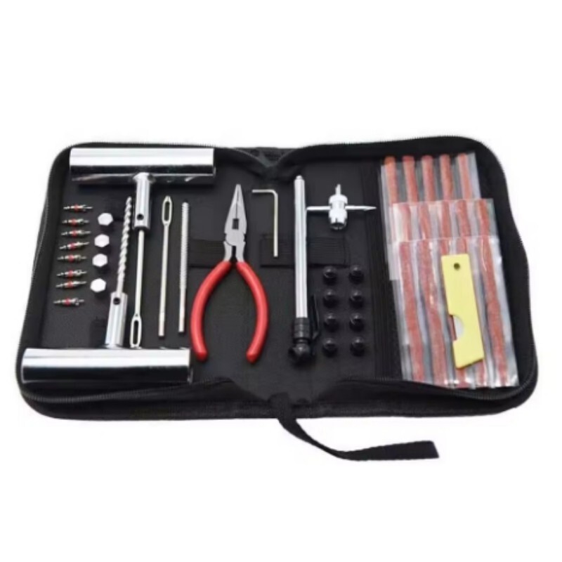 Tyre Repair Kit 46PCS Studding Tool Set Puncture Pug Set Auto Bike Tire Repair