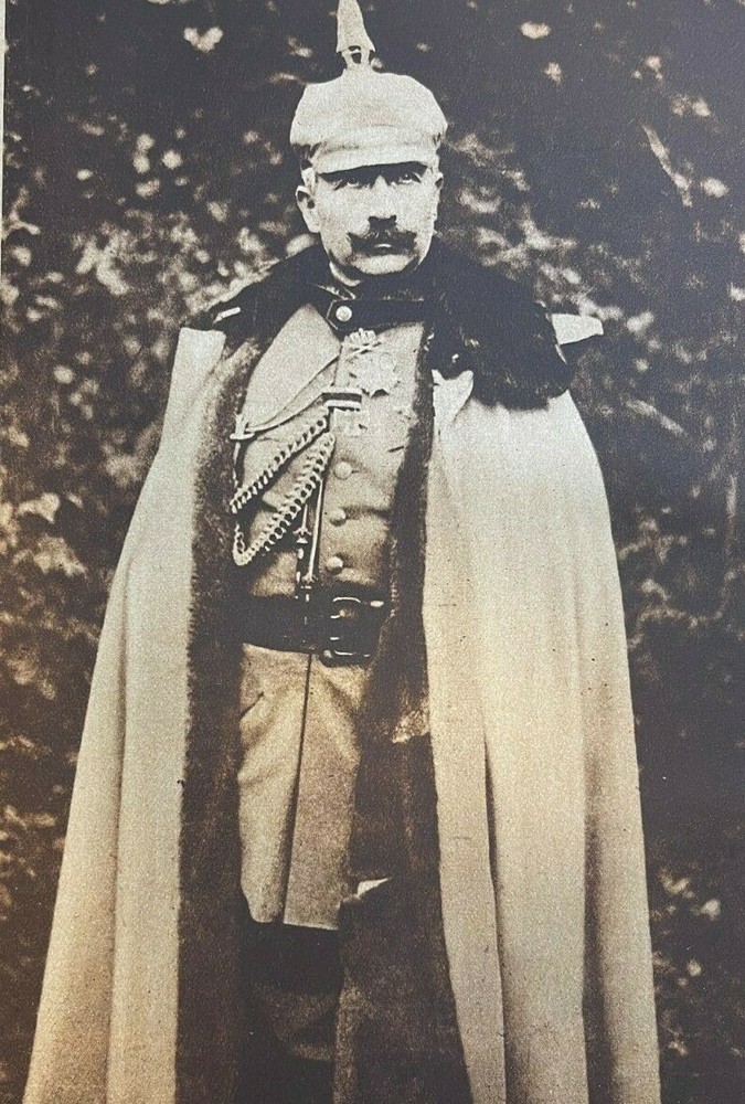 1915 Vintage Illustration Kaiser Wilhelm of Germany Empress Augusta Victoria
