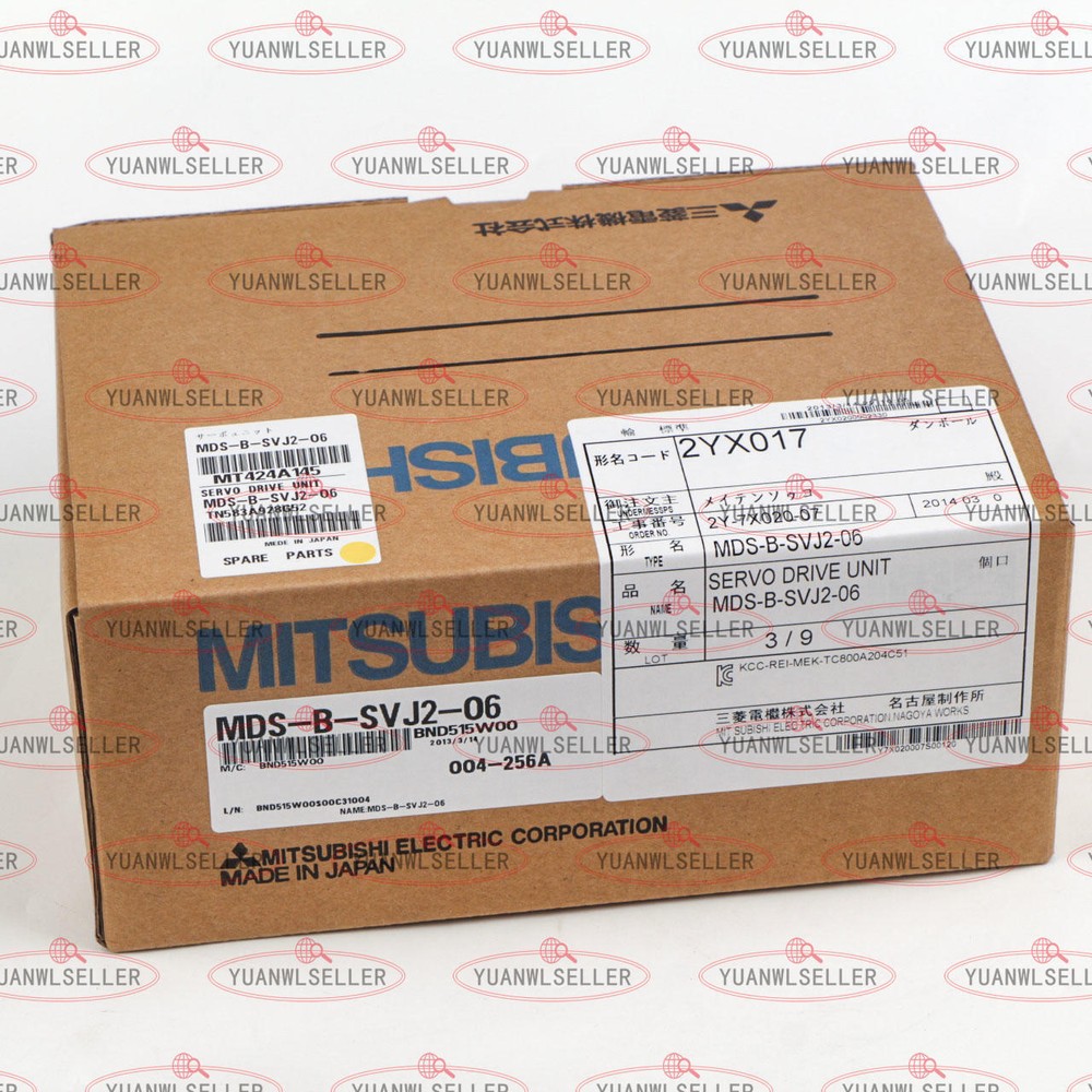 One New Mitsubishi MDS-B-SVJ2-06 Servo Drive MDSBSVJ206