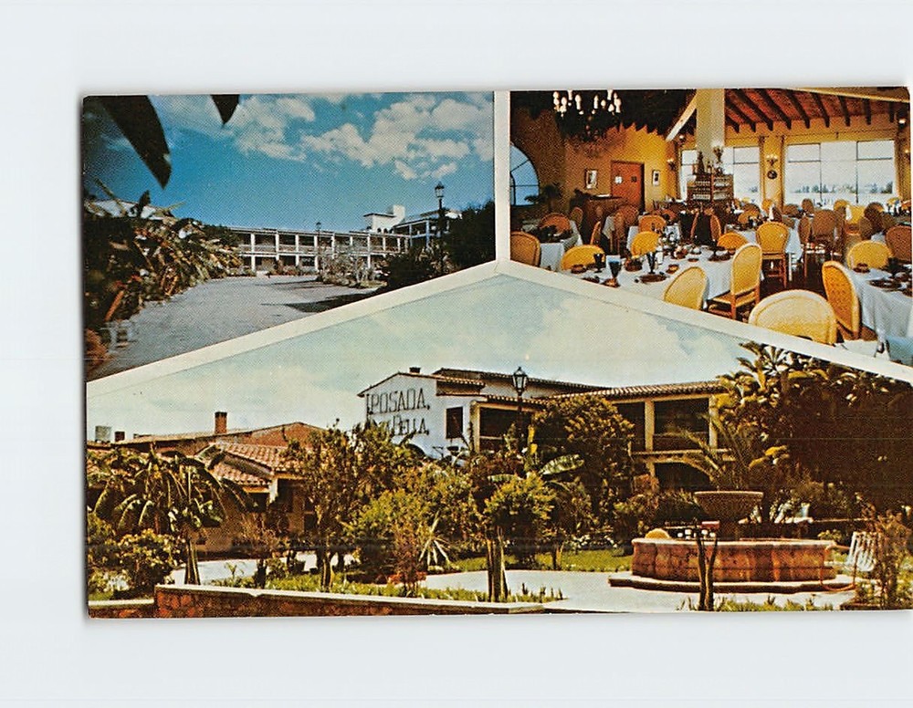 Postcard Posada Vista Bella Morelia Michoacan Mexico