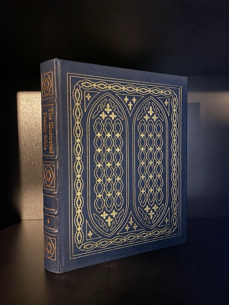 The Illustrated Family Bible Easton Press Full Leatherbound