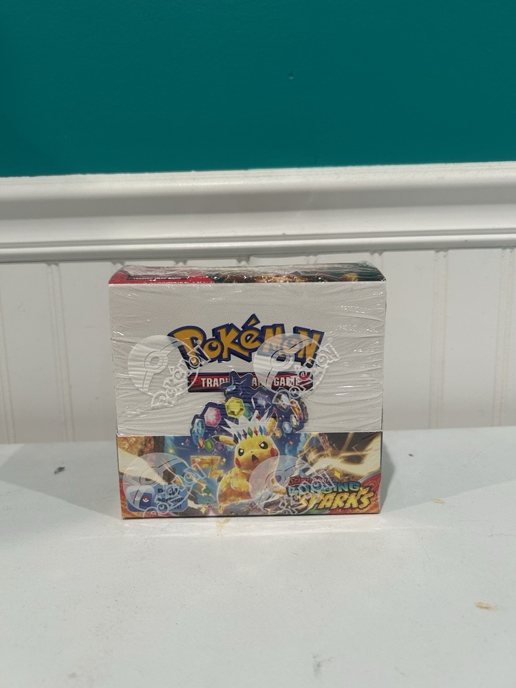 Pokémon Scarlet & Violet Surging Sparks Booster Box Nintendo Pikachu Latias