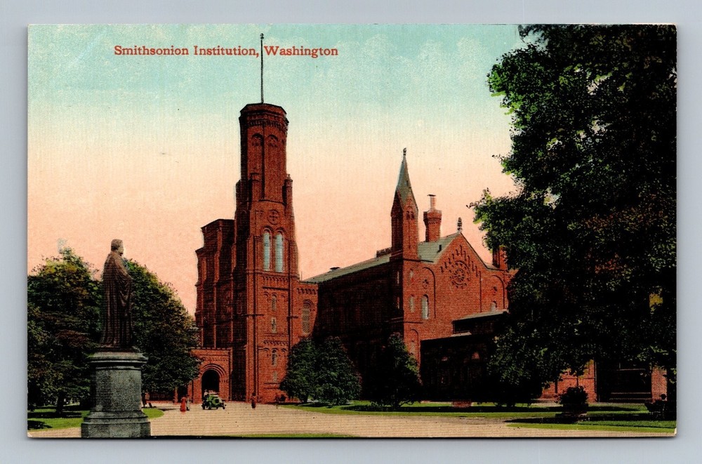 Vintage Smithsonian Institution Washington DC Postcard B.S. Reynolds Co.