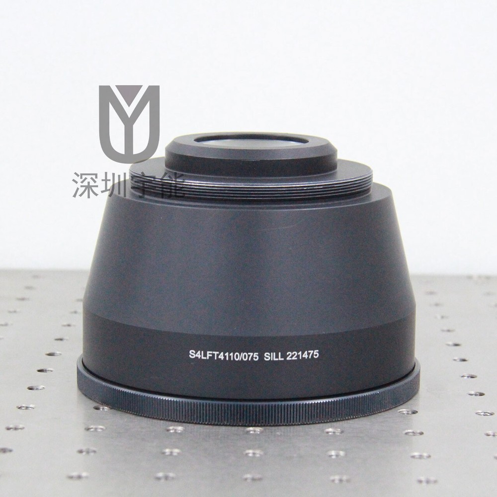 Used SILL TELECENTRIC F-THETA LENS S4LFT4110/075 F=100MM 355nm