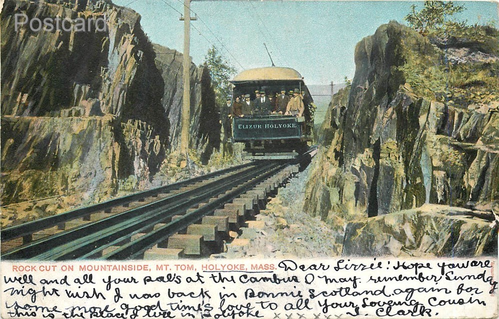 MA, Holyoke, Massachusetts, Rock Cut Mountainside,Elizur Holyoke Incline Railway