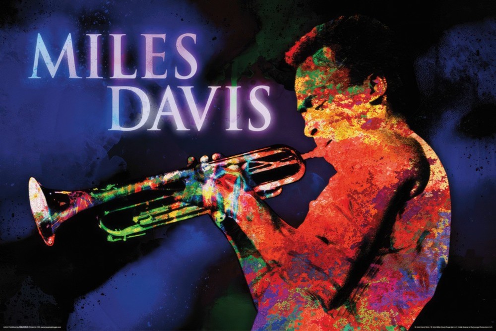 Miles Davis - Music Poster (Pop-Art - Kind Of Blue) (Size: 36