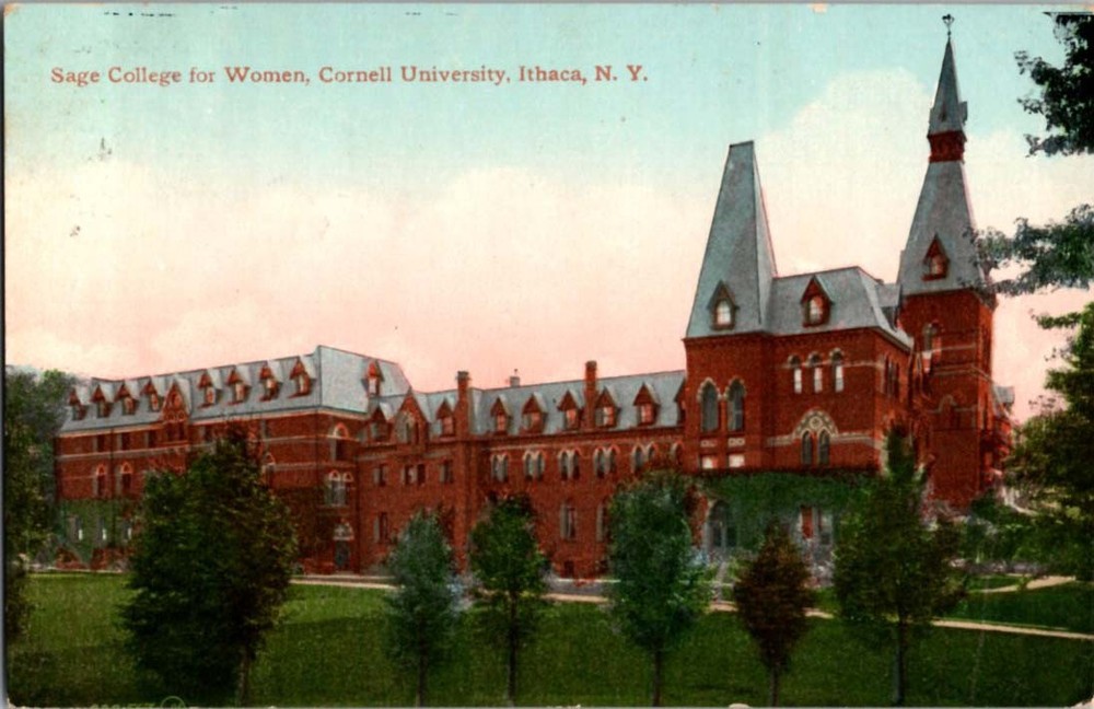 Divided-Back Cornell University - Ithaca New York NY m/14 BB8751