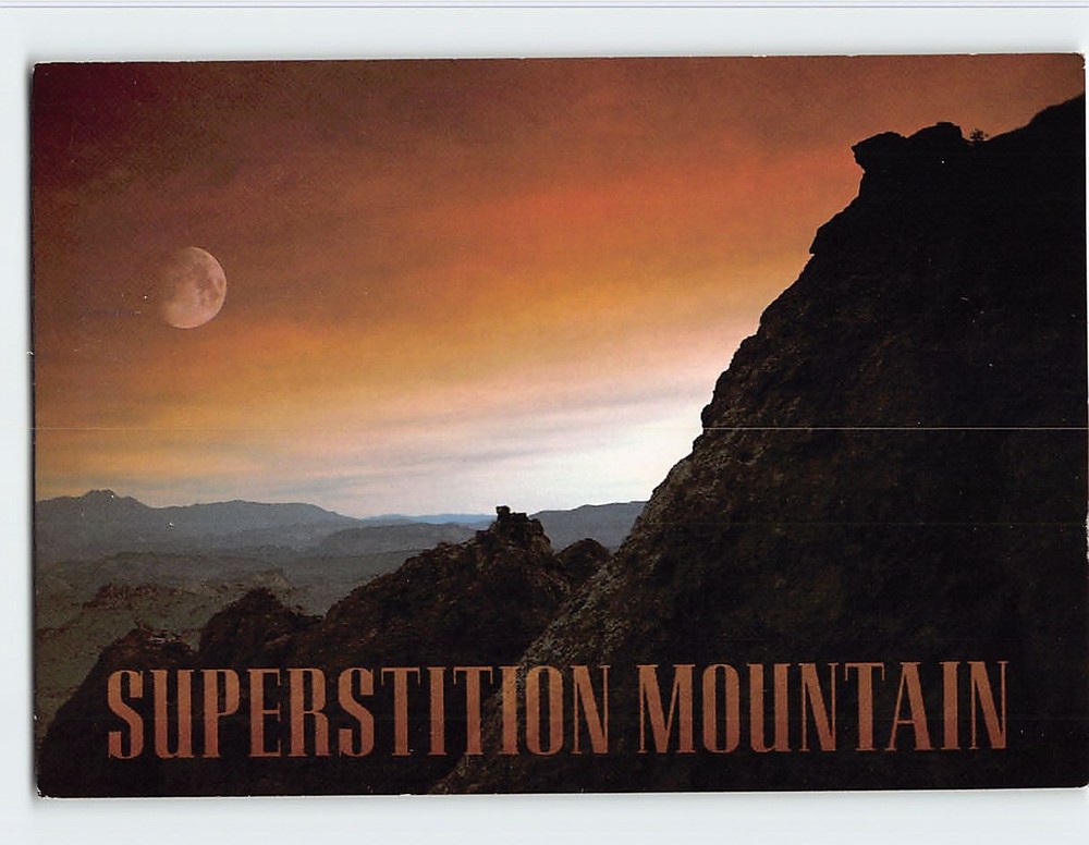 Postcard Superstition Mountain Arizona USA