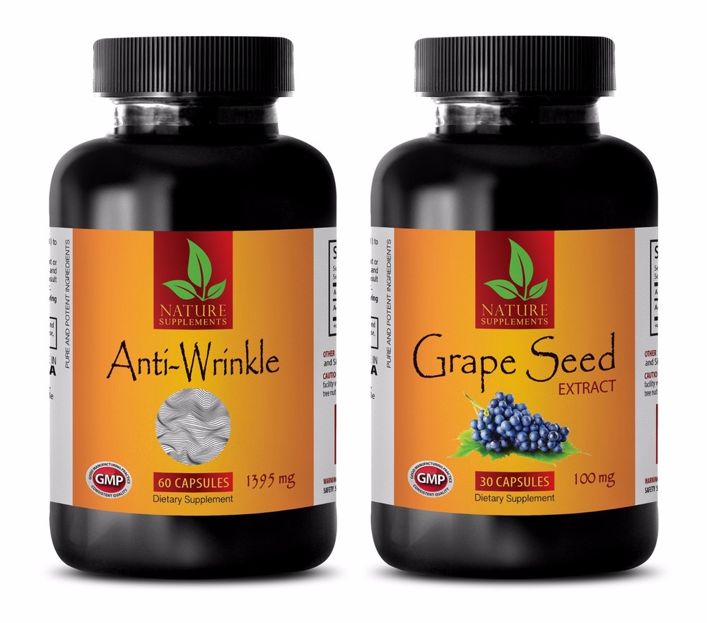 Antioxidant vegetable powder - GRAPE SEED EXTRACT – ANTI WRINKLE COMBO 2B - pill