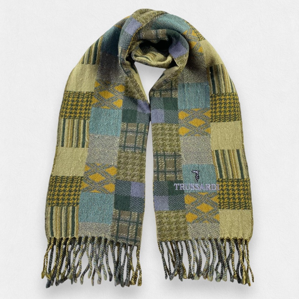 Trussardi Scarf Muffler Winter Neck Scarf Wool Scarves