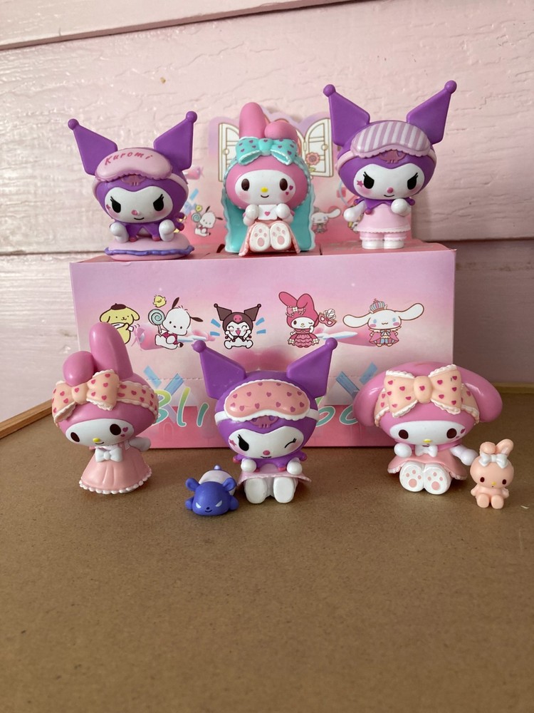 Sanrio Pajamas Series 6set - Cute Kuromi & My Melody Figure Home Decor