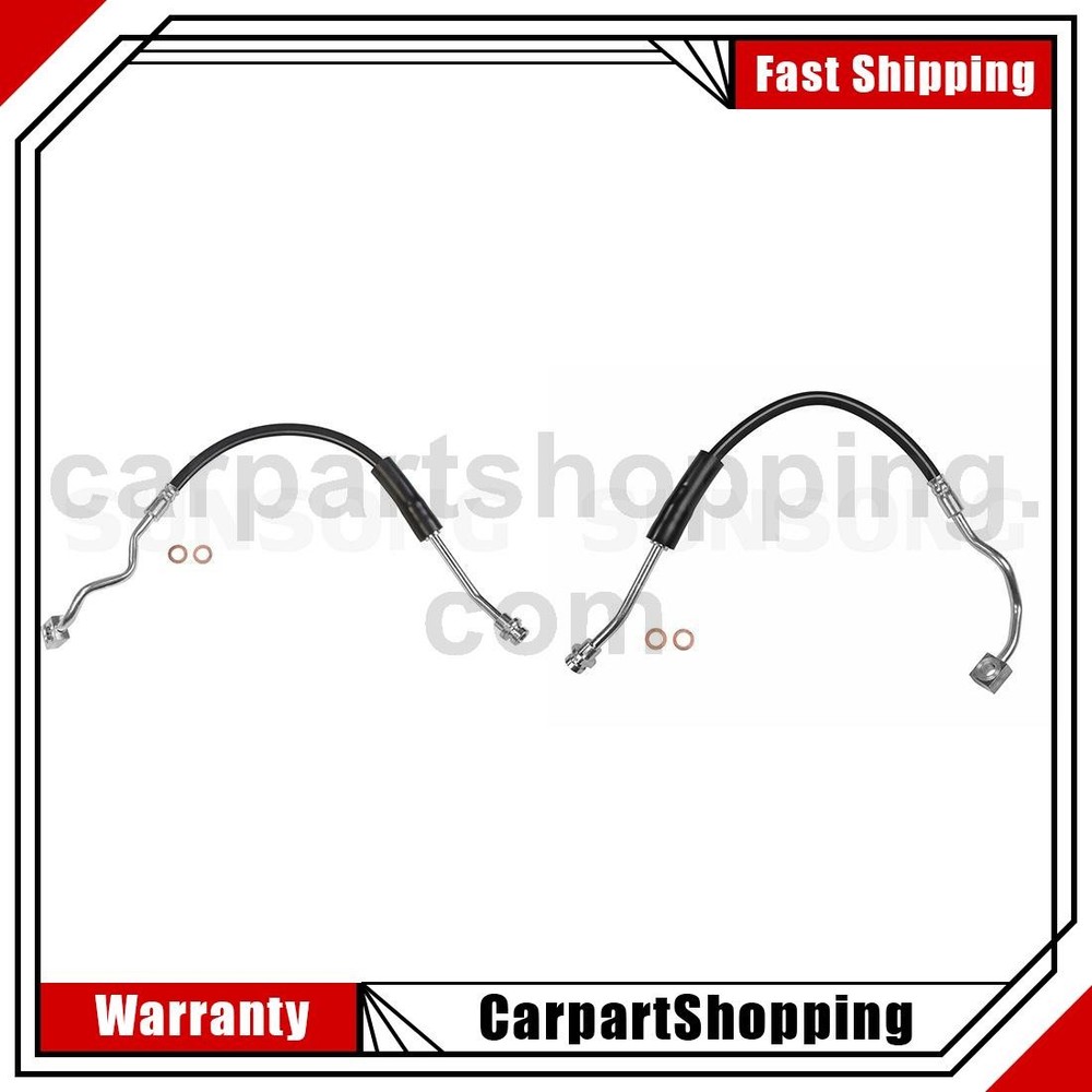 2 Brake Line Brake Hydraulic Hose Brake Line Front For Chevy Colorado 2004