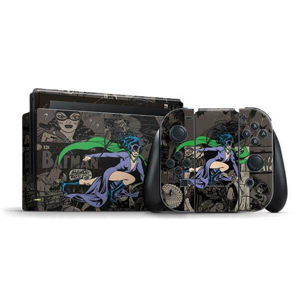 DC Comics Catwoman Nintendo Switch Bundle Skin - Catwoman Mixed Media
