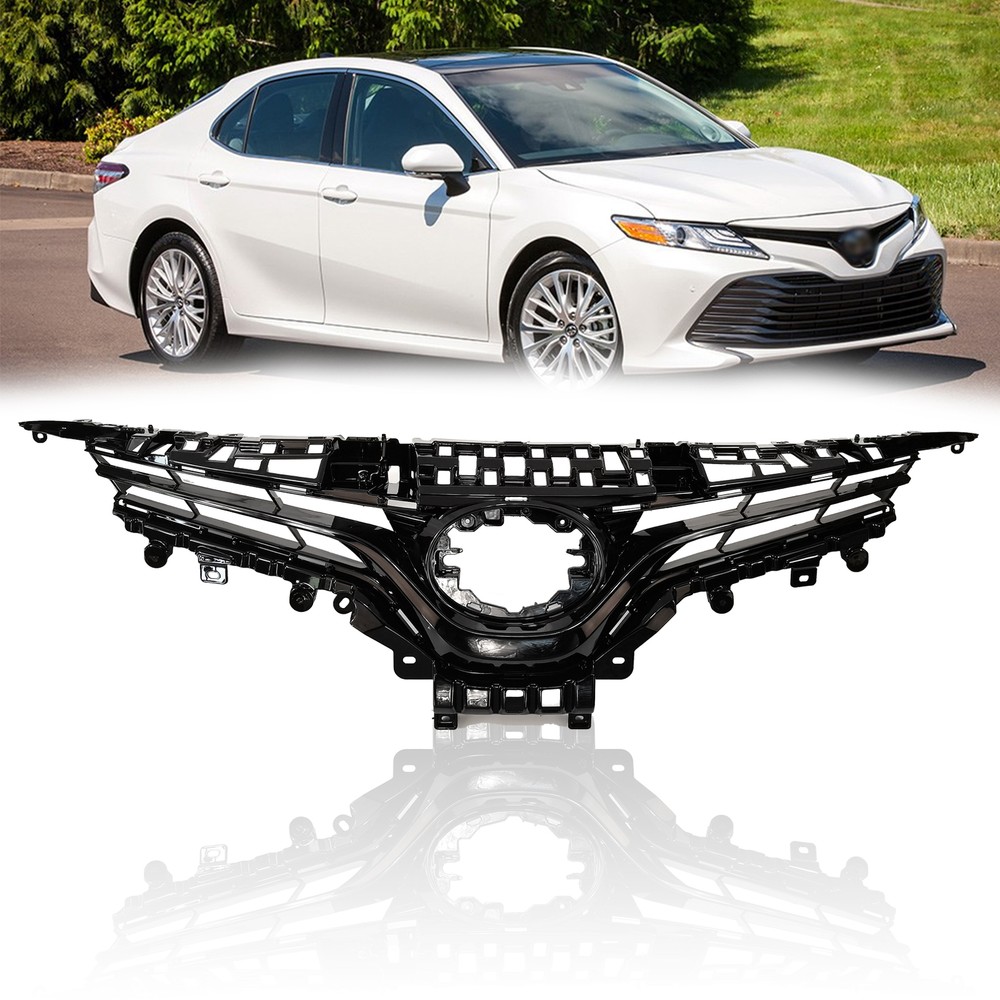 For 2018-2020 Toyota Camry LE Front Bumper Upper Grille TO1200419 5310106E30