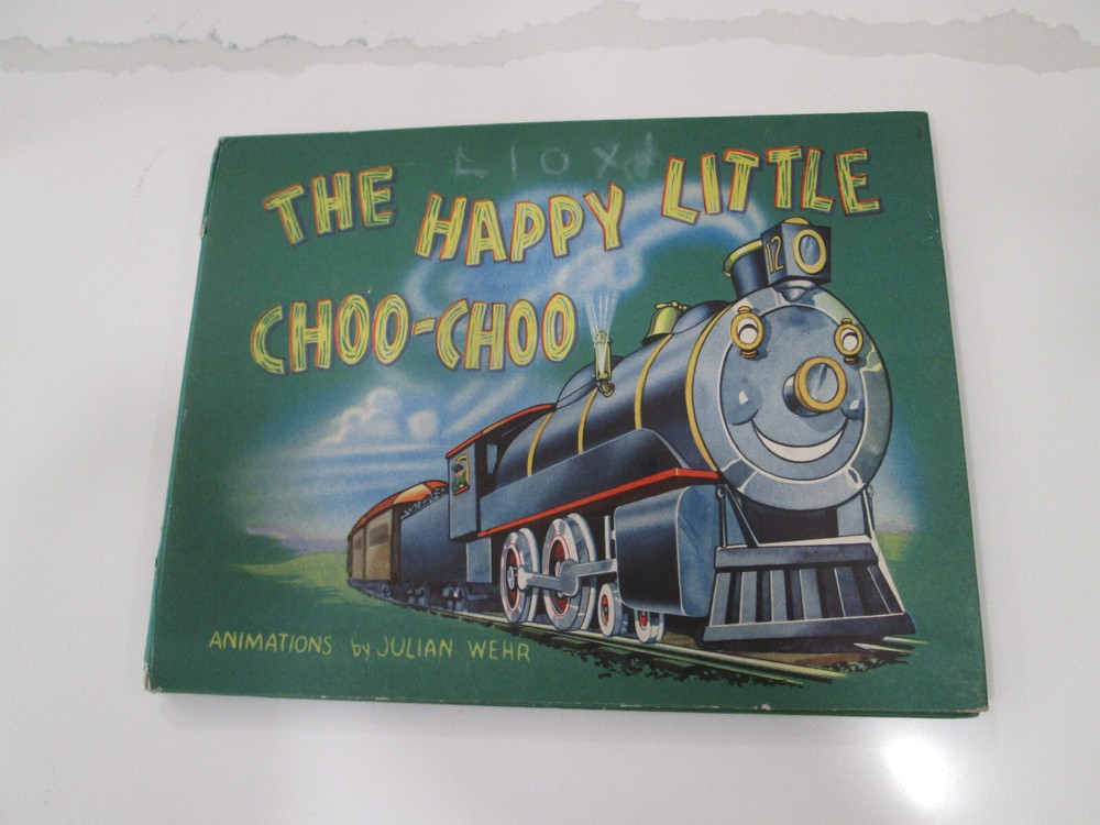 Julian Wehr THE HAPPY LITTLE CHOO-CHOO Vintage Moveable Book 1944